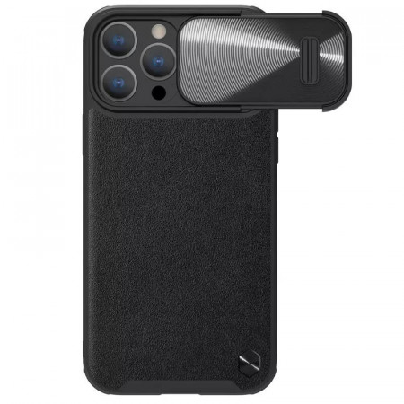 Husa NillkinCamShield S Leather Magnetic pentru Iphone 14 Pro Negru