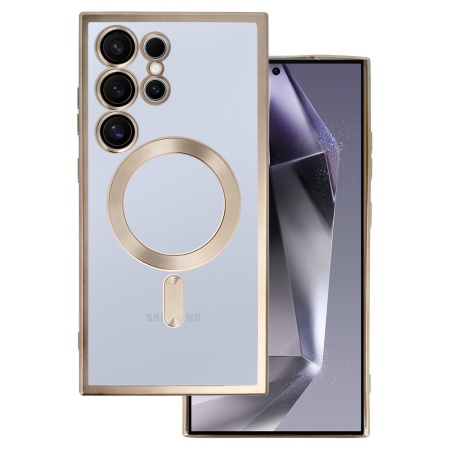 Metallic Magsafe Case for Samsung Galaxy S23 Plus Titanium