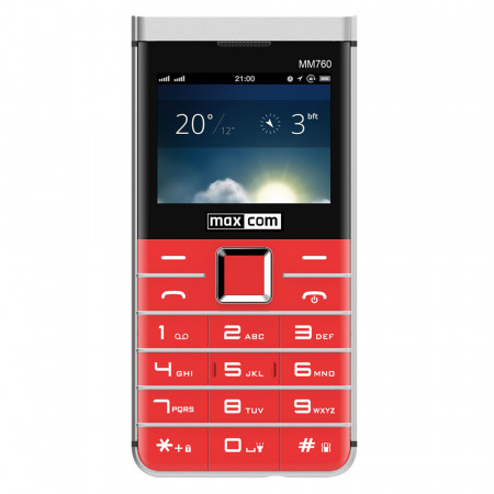 Mobile Phone - MAXCOM MM 760 dual sim Rosu
