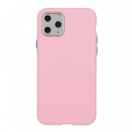 Solid Silicone Husa pentru Xiaomi Redmi 8 light Roz