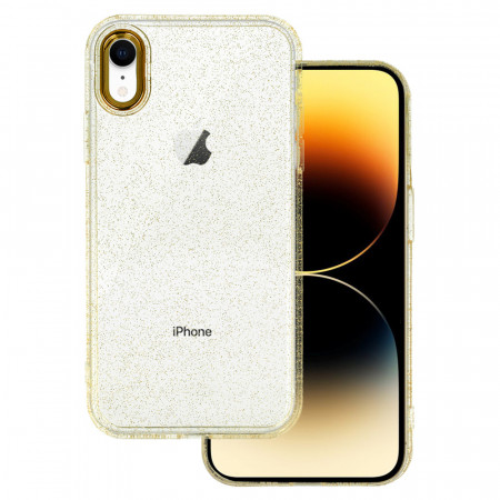 Tel Protect Auriu Glitter Carcasa pentru Iphone XR Auriu