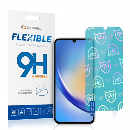 Tel Protect Best Flexible Hybrid Tempered Glass for SAMSUNG GALAXY A34