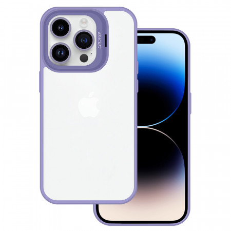 Tel Protect Kickstand case + camera glass (lens) for Iphone 11 Pro light purple