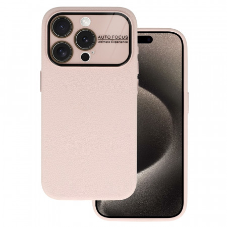 Tel Protect Lichi Soft Case for Iphone 15 Pro Max beige