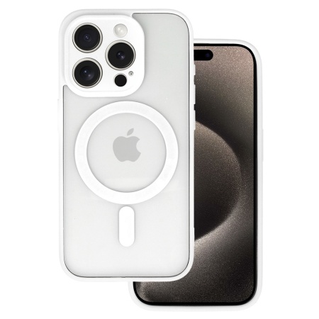 Acrylic Color Magsafe Case for Iphone 13 white