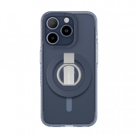 Amazing Thing Titan Pro Mag Ring Grip Case IP156.1PTRBU for Iphone 15 Pro navy