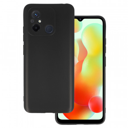 Back Husa MATT pentru XIAOMI REDMI 12C/11A Black
