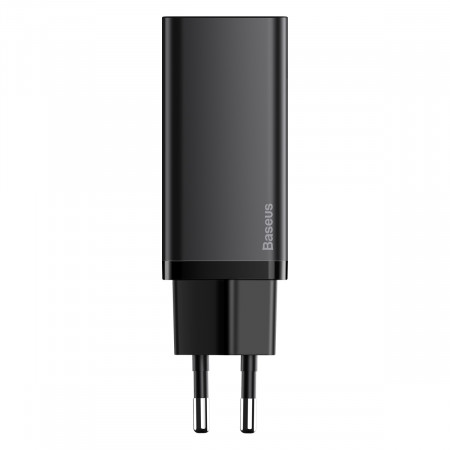 Baseus Wall Charger GaN2 Lite - USB + Type C - QC 3.0 PD 3.0 65W 3A (CCGAN2L-B01) black