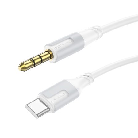 Borofone Cable BL19 Creator - jack 3,5mm to Type C - 1 metre white