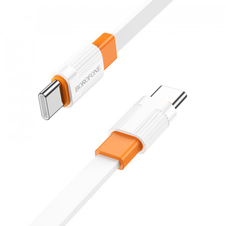 Borofone Cable BX89 Union - Type C to Type C - PD 60W 1 metre white-orange