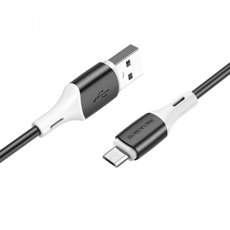 Cablu Borofone BX79 - USB to Micro USB - 2,4A 1 metre Negru