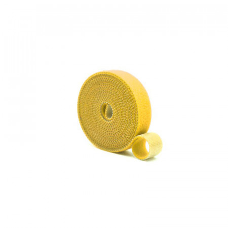 Cablus organizer velcro roll 1 metru yellow