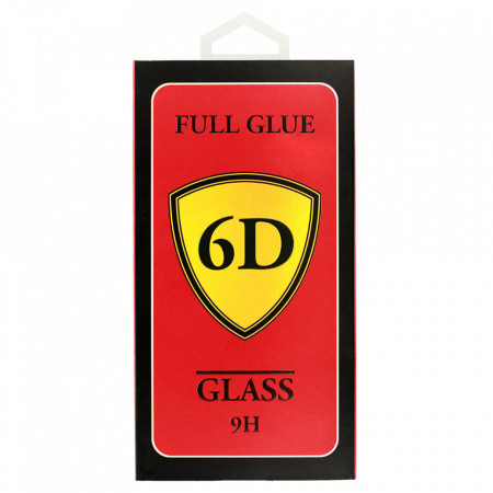 Full Glue 6D Folie Sticla Tempered pentru SAMSUNG GALAXY S21 FE Negru