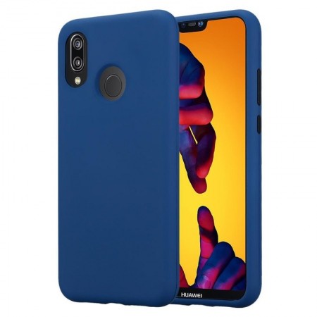 Husa Huawei P20 LITE Albastra Din Silicon Premium Soft