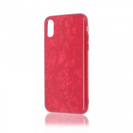 Husa iPhone XS Max High Pro Sticla Shield Rosu