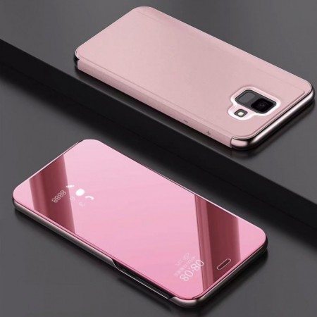 Husa Samsung Galaxy S9 Flip Book Cover Clear View Rose