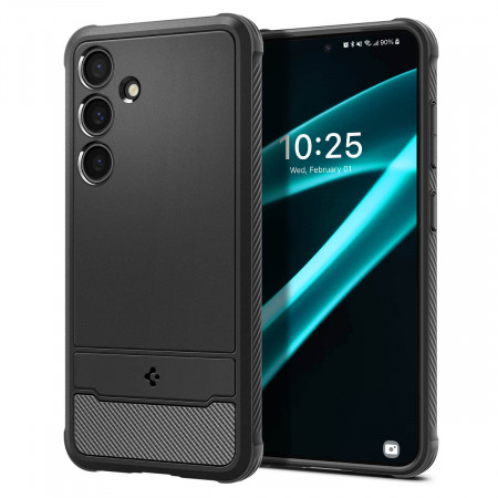 Husa SPIGEN Rugged Armor ACS07326 do Samsung Galaxy S24 Plus - Matte Black