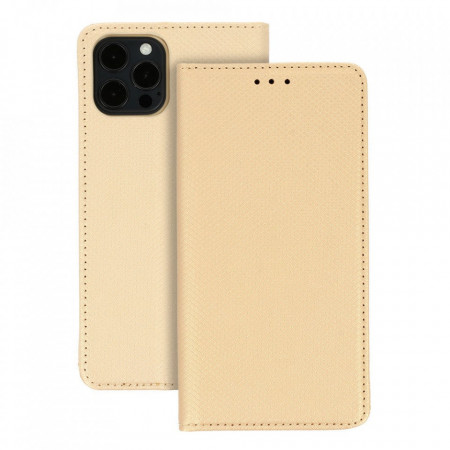 Husa Telone Smart Book cu magnet pentru Motorola Edge 20 Lite 5G, auriu, POK045576