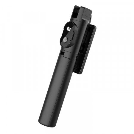 Selfie Stick MINI - with detachable Albastrutooth remote control and tripod - P20 Negru