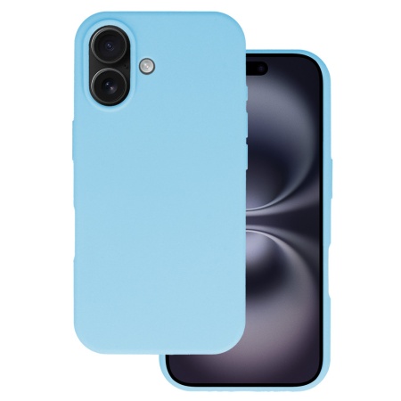 Silicone Lite Case for Iphone 16 light blue