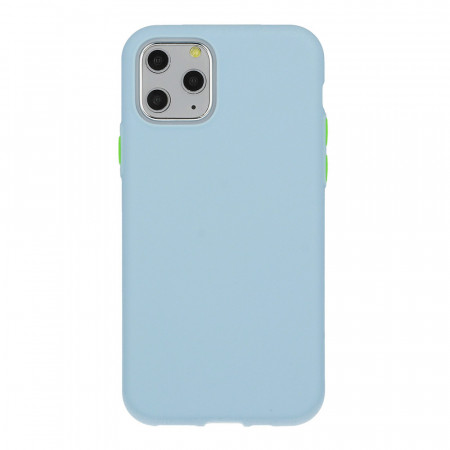 Solid Silicone Husa pentru Samsung Galaxy A41 Albastru