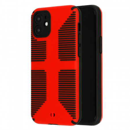TEL PROTECT Grip Case for Samsung Galaxy A22 4G/M22 4G Red