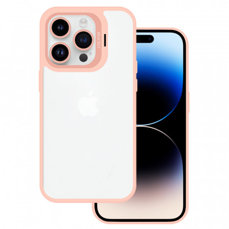Tel Protect Kickstand case + camera glass (lens) for Iphone 11 Pro light pink