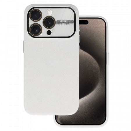 Tel Protect Lichi Soft Case for Iphone 15 Pro Max white