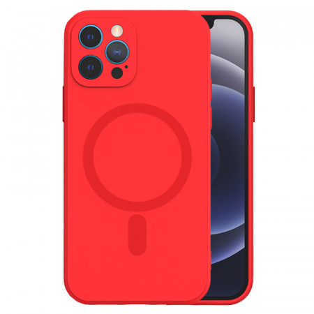 TEL PROTECT MagSilicone Case for Iphone 12 Pro Red