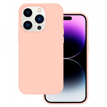 Tel Protect Silicone Premium pentru Iphone 15 Pro Max Roz