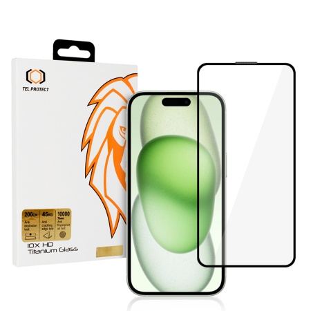 Tempered glass 10X HD Titanium for Iphone 15 Plus