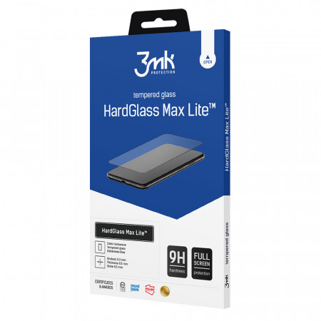 Tempered Glass 3MK HardGlass Max Lite for Samsung Galaxy S23 Ultra black