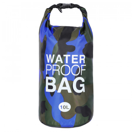 Waterproof Dry Bag Type 1 10L Albastru camouflage