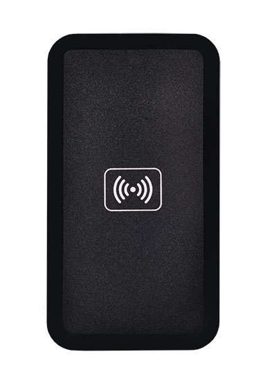 Wireless Induction Charger QI Universal - SLIM Type 02 BLACK (min. 2A)