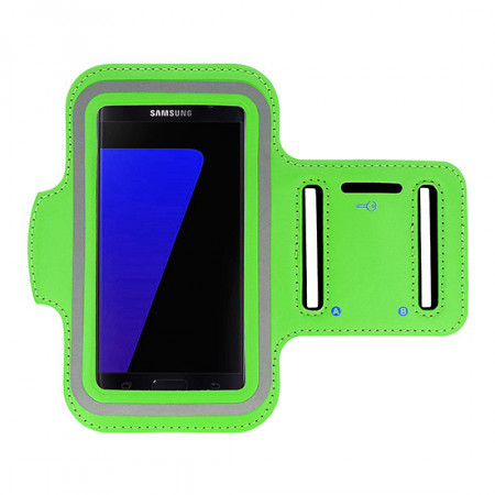 Armband SLIM Case for iPhone 12Pro Max/13Pro Max/14 Plus/14 Pro Max/Samsung A22/A32/A52/A52s/S20 FE/S20 Plus/S21 PlusS22 Plus (6,0 Inches) GREEN