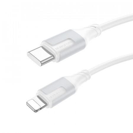 Borofone Cable BX101 Creator - Type C to Lightning - PD 27W 3A 1 metre white