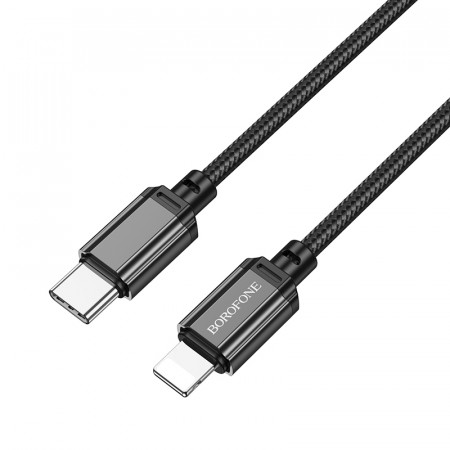 Borofone Cablu BX87 Sharp - Type C to Lightning - PD 20W 1 metre black