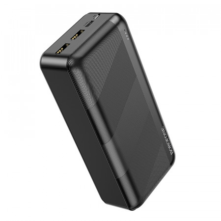 Borofone Power Bank 30000mAh BJ27B Pindar - 2xUSB - Negru