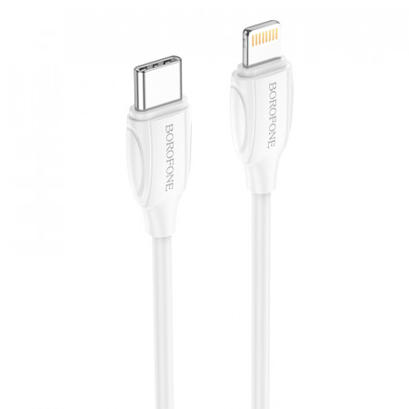 Cablu Borofone BX19 Double-speed - Type C to Lightning - PD 20W 3A 2 metres white