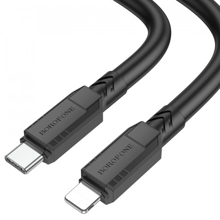 Cablu Borofone BX81 Goodway - Type C to Lightning - PD 20W 1 metre Negru
