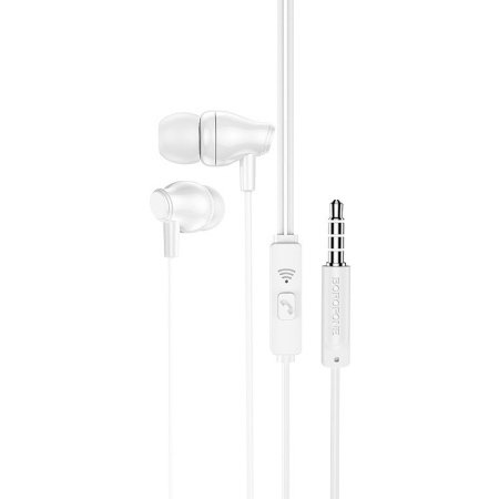 Casti Borofone BM61 Wanderer with microphone white