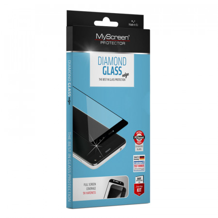 Folie Sticla TempeRosu MyScreen Diamond Sticla edge3D pentru Samsung Galaxy S22 Ultra Negru