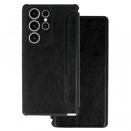 Husa Razor Leather Book pentru Samsung Galaxy A54 5G black