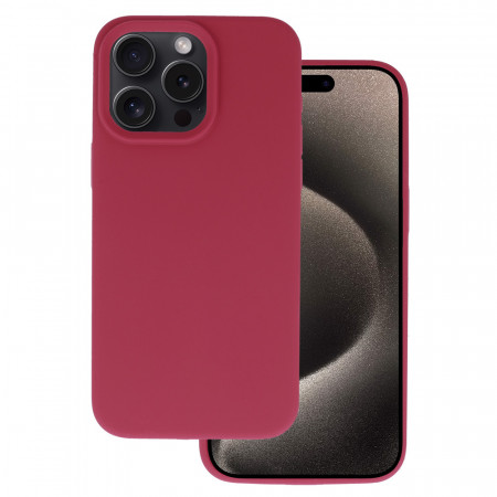 Husa Silicone Lite pentru Iphone 15 Plus burgundy