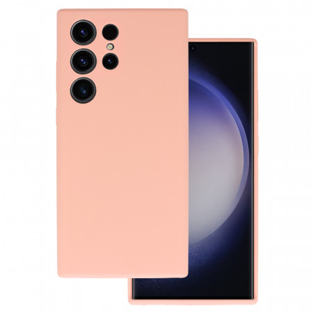 Husa Silicone Lite pentru Samsung Galaxy S23 Ultra peach