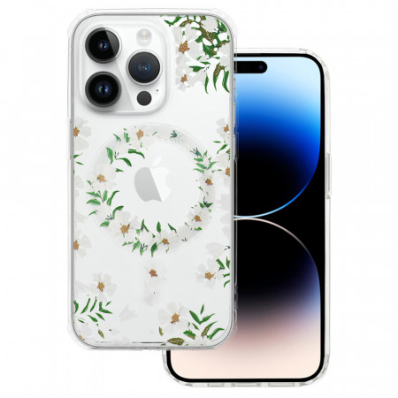 Husa Tel Protect Flower Magsafe pentru Iphone 12 design 5