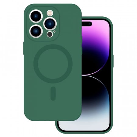 Husa Tel Protect MagSilicone Husa pentru Iphone 13 Green