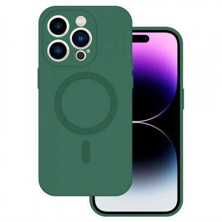 Husa Tel Protect MagSilicone Husa pentru Iphone 14 Green