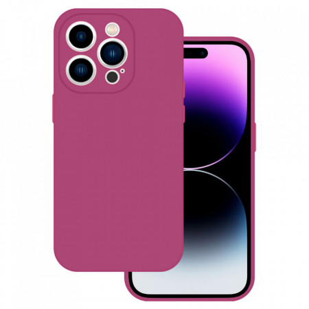 Husa Tel Protect Silicone Premium pentru Iphone 15 raspberry