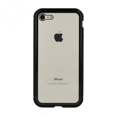Luphie Bicolor Magnetic SWORD Husa pentru Iphone XS MAX (6,5") negru-purple